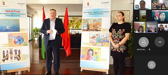 Remise des prix du concours de dessin sur l environnement